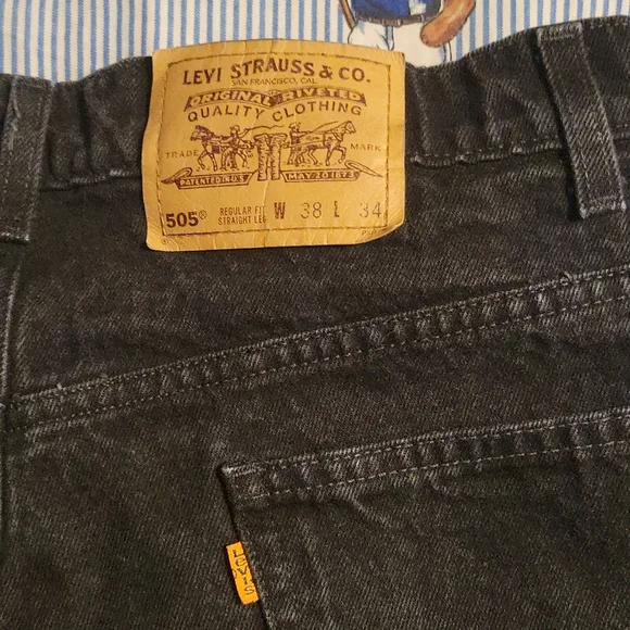 Vintage orange tab Levis 505 38x34 *READ DESCRIPTION* - Picture 2 of 9